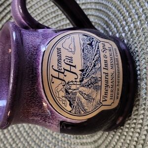 Deneen Pottery mug, PURPLE, great pre-owned condition, Hermann Hill